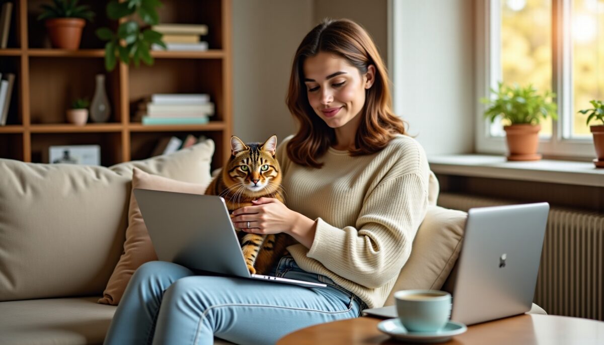 Garder son chat heureux : astuces pour bien s’en occuper quand on travaille