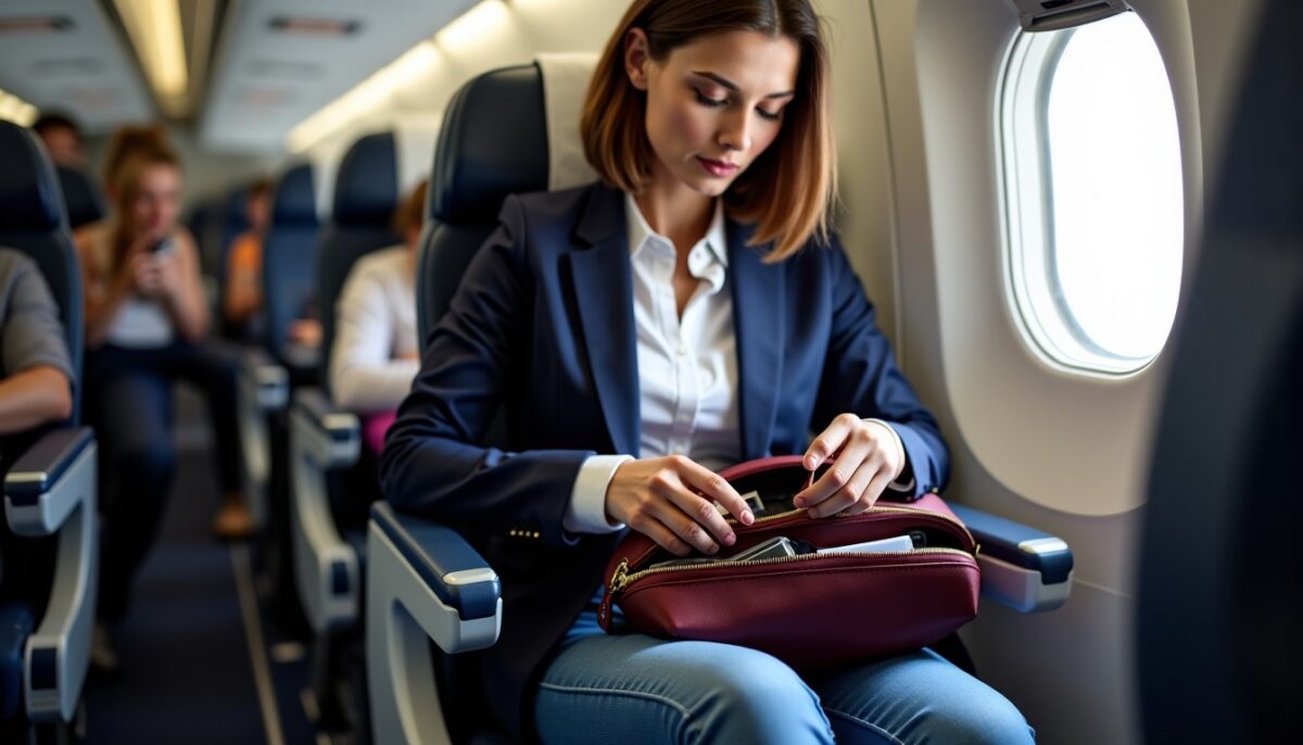 Les astuces pour bien ranger son sac à main dans un avion