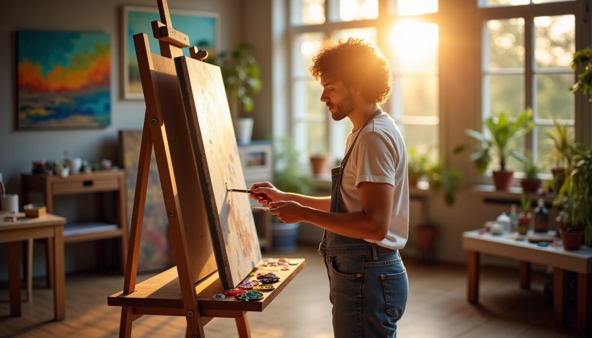 Quelle est la désignation du travail réalisé par un artiste ?